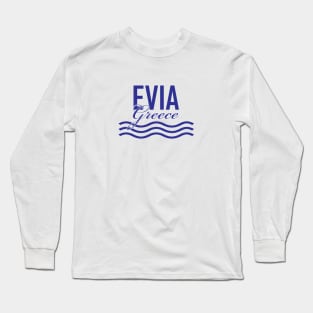 EVIA Greece-Water Long Sleeve T-Shirt